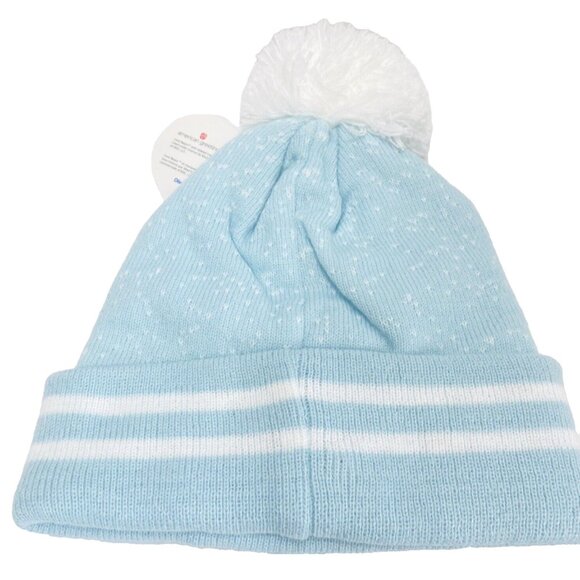 Care Bears Blue Winter Hat Embroidered Beanie Women’s Cozy Knit Cute New - Picture 4 of 12